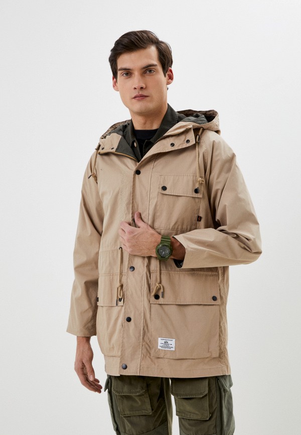 Парка бежевая M-65 MOD HOODED FIELD JACKET